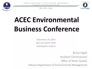 ACEC Environmental Business Conference