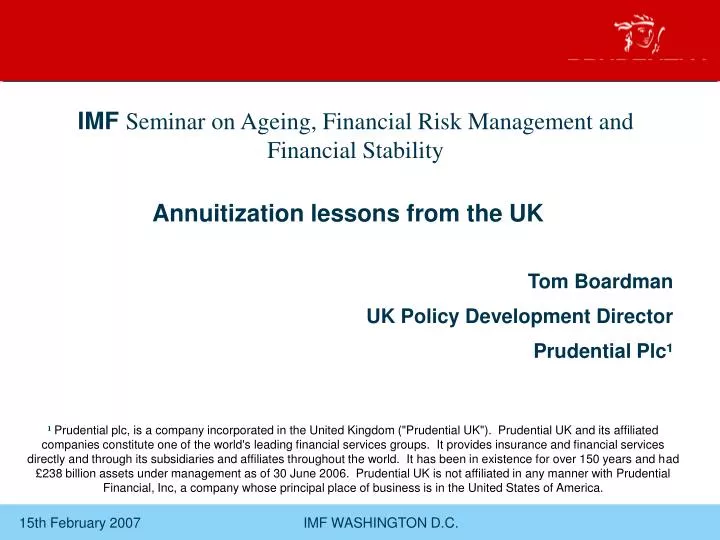annuitization lessons from the uk