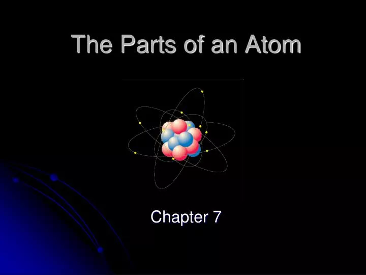 the parts of an atom