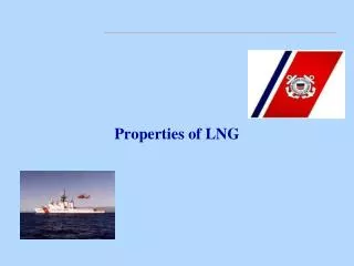 Properties of LNG