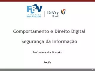 comportamento e direito digital seguran a da informa o