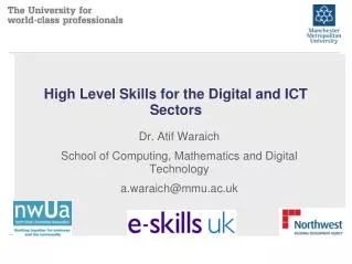 High Level Skills for the Digital and ICT Sectors