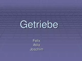 getriebe