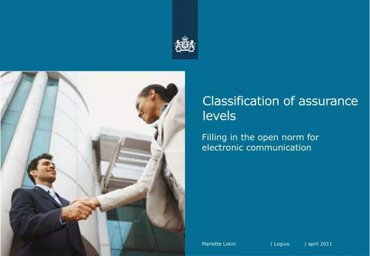 classification of assurance levels