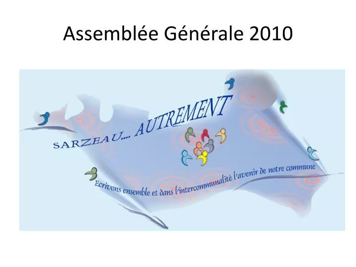 assembl e g n rale 2010