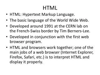 HTML