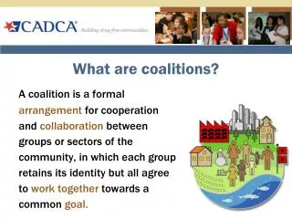 What are coalitions?