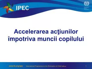 accelerarea ac iunilor mpotriva muncii copilului