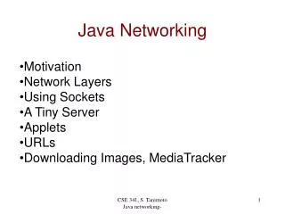 Java Networking