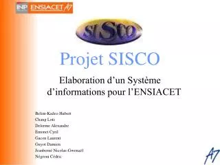 projet sisco