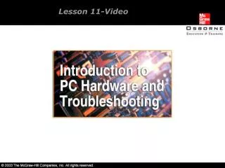 Lesson 11-Video