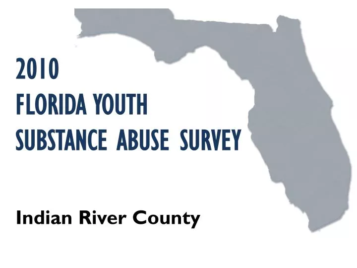 2010 florida youth substance abuse survey