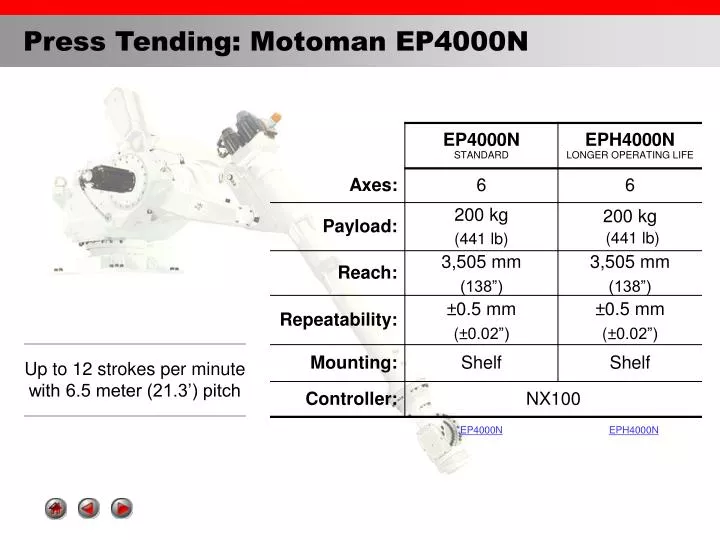 press tending motoman ep4000n