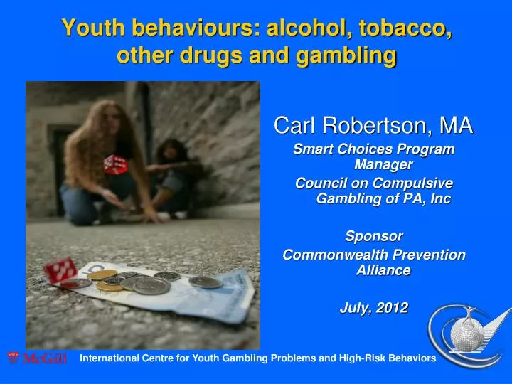 youth behaviours alcohol tobacco other drugs and gambling