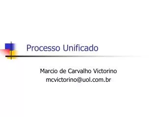 processo unificado