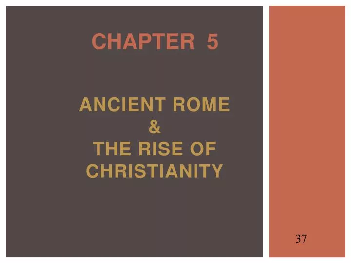 ancient rome the rise of christianity