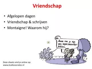 vriendschap