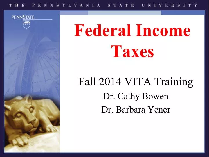 federal income taxes