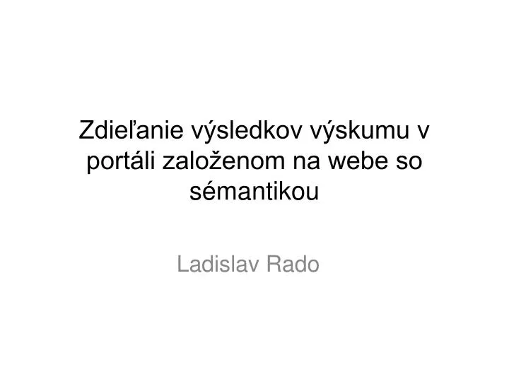 zdie anie v sledkov v skumu v port li zalo enom na webe so s mantikou