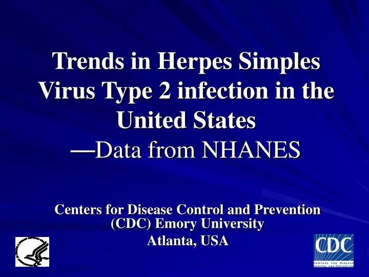 trends in herpes simples virus type 2 infection in the united states data from nhanes