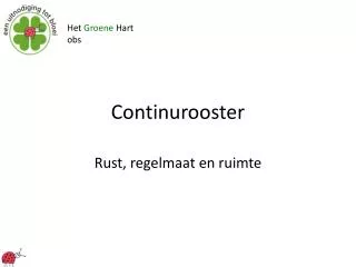 continurooster