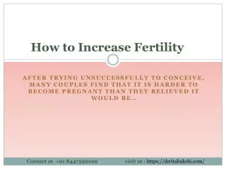 Some Fertility Soltions Tips: Dr. Rita Bakshi