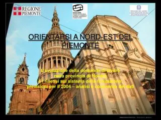 orientarsi a nord est del piemonte