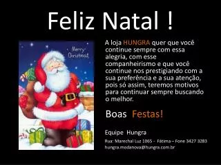 feliz natal