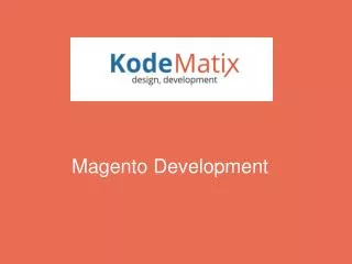 Fundamentals Of Magento Development