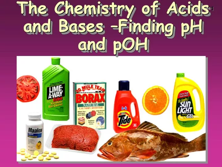 the chemistry of acids and bases finding ph and poh