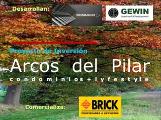 proyecto de inversi n arcos del pilar c o n d o m i n i o s l y f e s t y l e