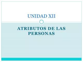 unidad xii