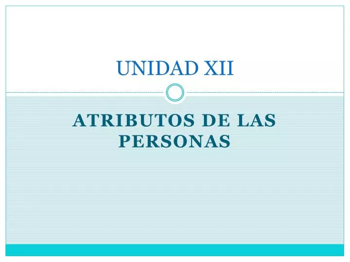 unidad xii