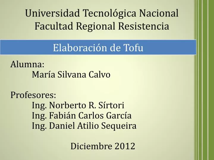 universidad tecnol gica nacional facultad regional resistencia