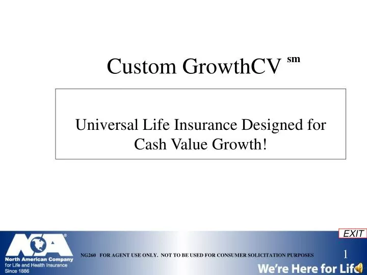 universal life insurance designed for cash value growth