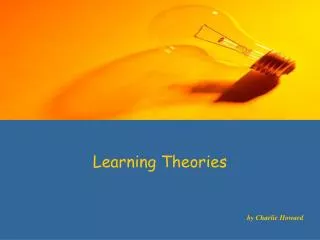 Learning Theories