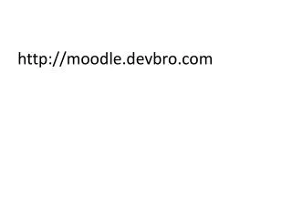 moodle.devbro