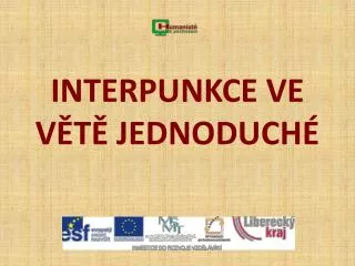interpunkce ve v t jednoduch