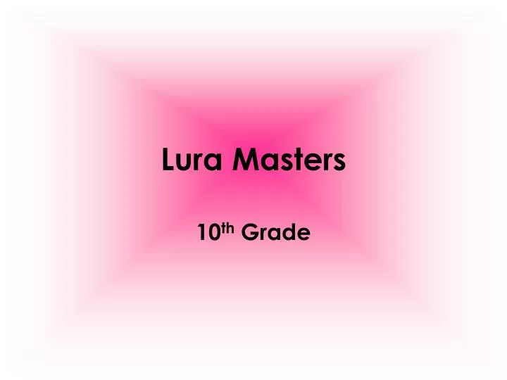 lura masters