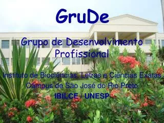 grupo de desenvolvimento profissional