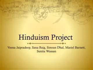 Hinduism Project