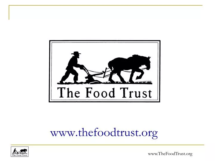 www thefoodtrust org