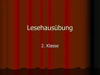 lesehaus bung
