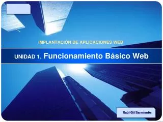implantaci n de aplicaciones web