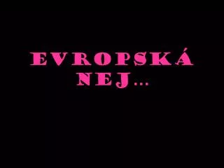 evropsk nej
