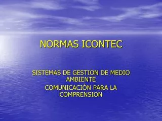 normas icontec