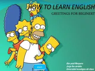 how to learn english
