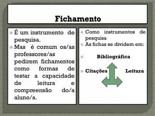 fichamento