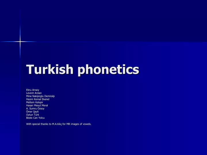 turkish phonetics