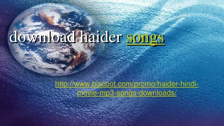 download haider songs